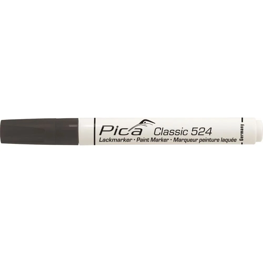 20220829125646_pica_anexitilos_markadoros_mayros_sid0001035 Pica Ανεξίτηλος Μαρκαδόρος Μαύρος 4mm ΣΙΔ0001035 - Image 1