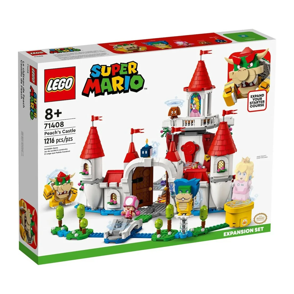 LEGO Super Mario Peach's Castle Expansion Set για 8+ Ετών 71408 - Image 1