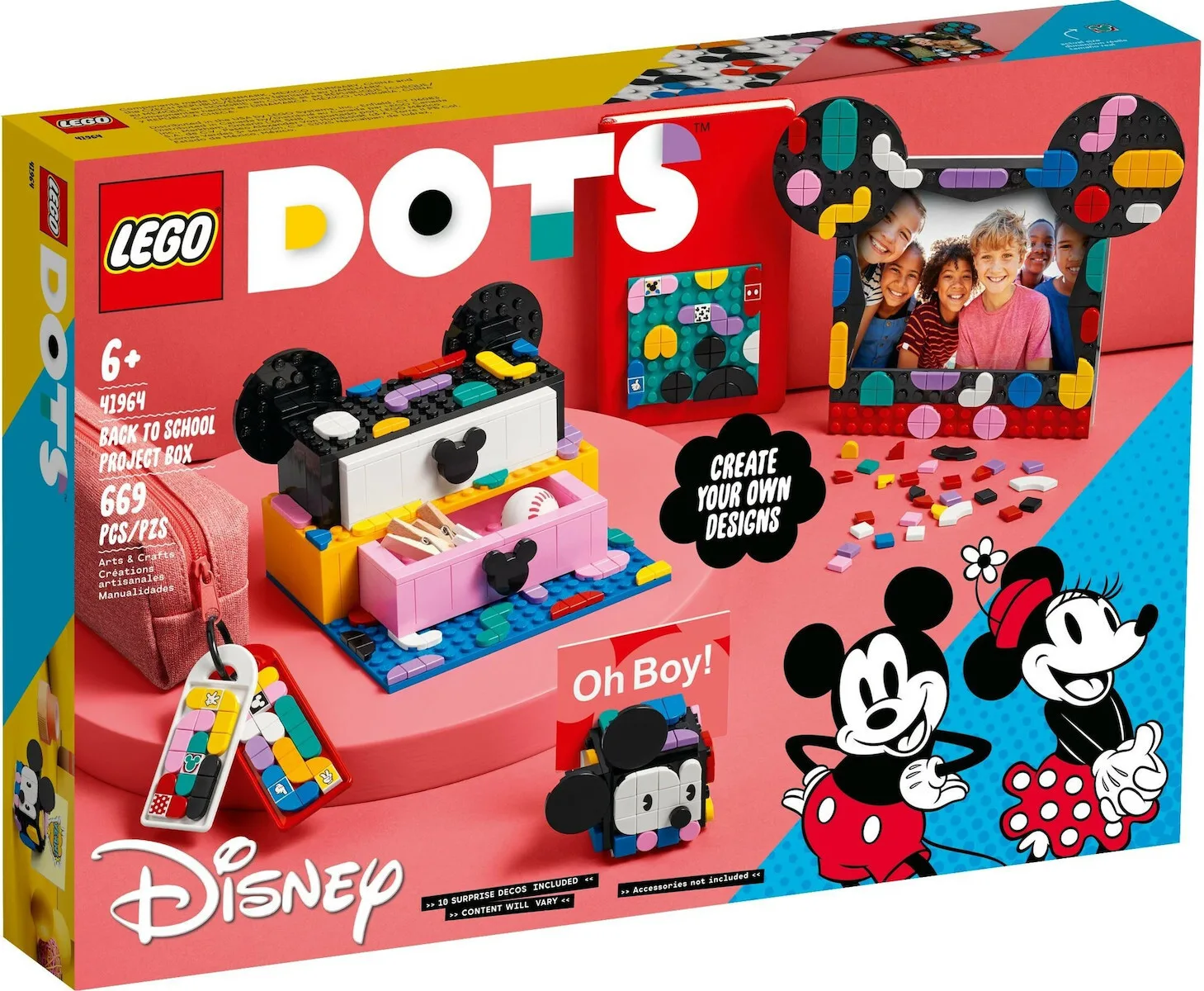 LEGO Dots Mickey & Minnie Mouse Back To School Project Box για 6+ Ετών 41964 - Image 1