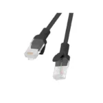 Lanberg U/UTP Cat.5e Καλώδιο Δικτύου Ethernet 20m Μαύρο (PCU5-10CC-2000-BK)