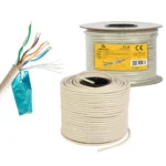 Cablexpert U/FTP (STP) Cat.5e Καλώδιο Δικτύου Ethernet χωρίς ακροδέκτες 100m Γκρι 1τμχ FPC-5004E-L/100