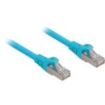 Sharkoon S/FTP Cat.6a Καλώδιο Δικτύου Ethernet 10m Μπλε