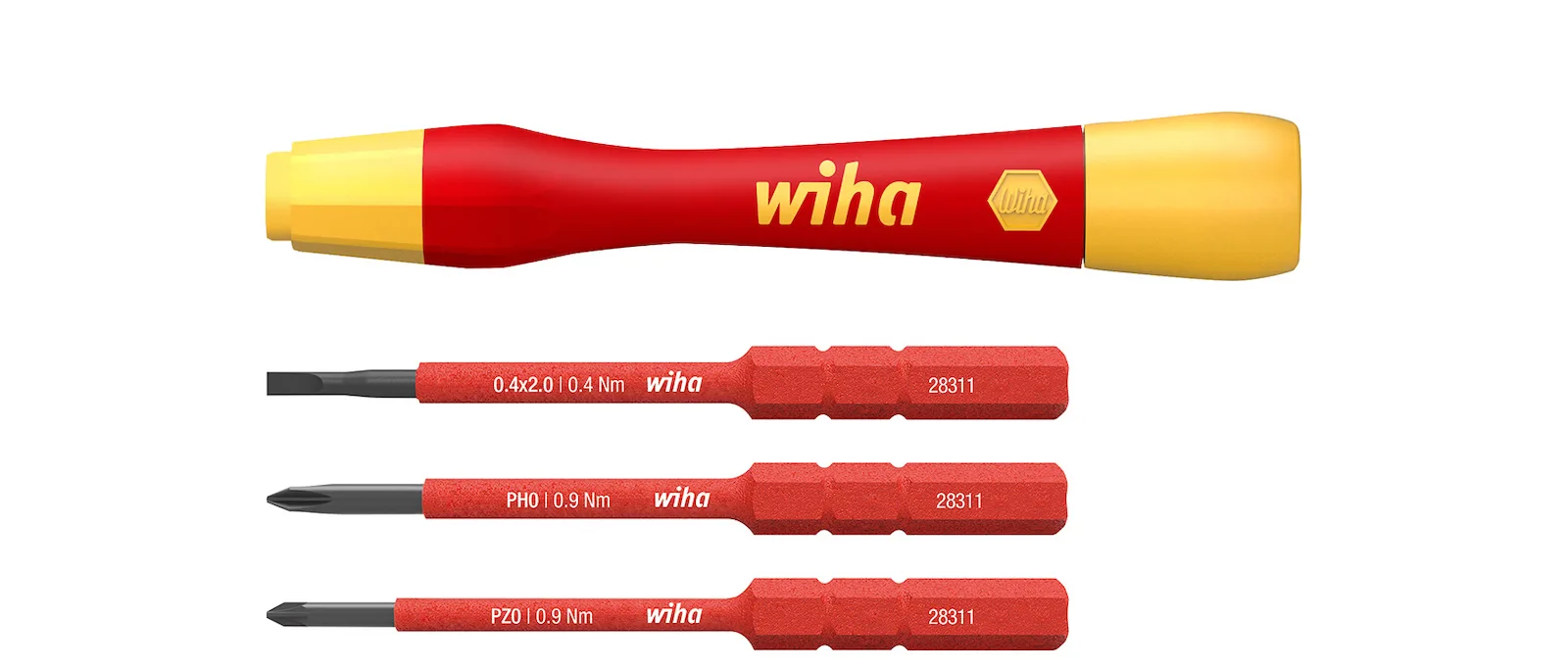 20220831151936_wiha_set_katsavidia_ilektrologou_me_3_enallassomenes_mytes_43167 Wiha Σετ Κατσαβίδια Ηλεκτρολόγου 1000V 43167 - Image 1