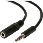 LogiLink Καλώδιο 3.5mm male - 3.5mm female Μαύρο 5m (CA1055)