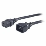 APC IEC C19 - IEC C20 Cable Μαύρο AP9877