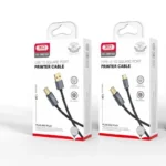 XO GB010A USB 2.0 Cable USB-A male - USB-B male Μαύρο 1.5m (16.009.0010)