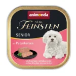 Animonda Vom Feinsten Υγρή Τροφή για Ηλικιωμένους Σκύλους σε Ταψάκι με Γαλοπούλα χωρίς Γλουτένη 150gr