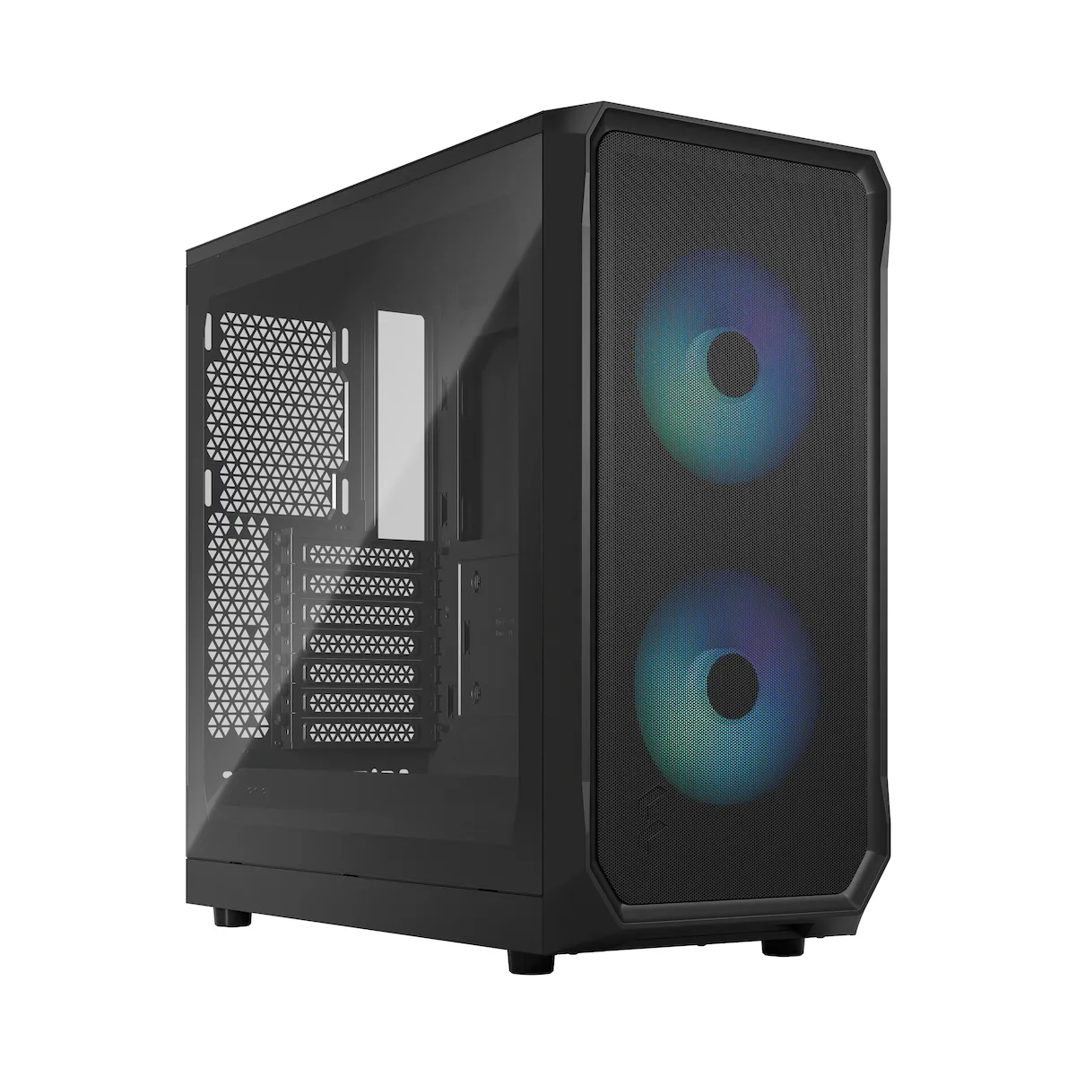 Fractal Design Focus 2 Gaming Midi Tower Κουτί Υπολογιστή με Πλαϊνό Παράθυρο RGB Black - Image 1