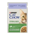 Cat Chow Υγρή Τροφή για Ενήλικες Γάτες σε Φακελάκι με Αρνί 85gr