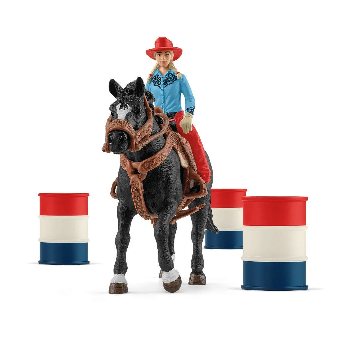 20220912130054_schleich_s_paichnidi_miniatoura_cowgirl_barrel_racing_gia_3_eton_16ek_42576 Schleich-S Cowgirl Barrel Racing για 3+ Ετών 42576 - Image 1