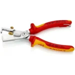 Knipex Ρυθμιζόμενος Απογυμνωτής Καλωδίων με Μήκος 180mm & Κρίκο Στερέωσης 1000V 13 66 180