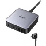 Ugreen Βάση Φόρτισης GaN με 2 Θύρες USB-A και 4 Θύρες USB-C 200W Power Delivery / Quick Charge 2.0 σε Μαύρο χρώμα (Nexode GaN CD271)