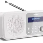 Sharp Tokyo Φορητό Ραδιόφωνο Επαναφορτιζόμενο DAB+ με Bluetooth και USB Λευκό
