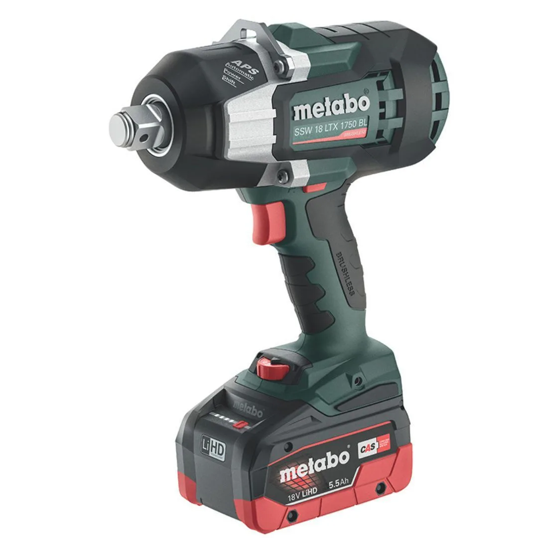 Metabo Ssw 18 Ltx 1750 Brushless Μπουλονόκλειδο Μπαταρίας 18V με Υποδοχή 3/4" - Image 1