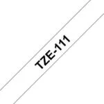 Brother P-touch Ταινία Ετικετογράφου 8m x 6mm σε Διάφανο Χρώμα TZE-111