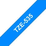 Brother TZe-535 Ταινία Ετικετογράφου 8m x 12mm σε Μπλε Χρώμα TZE-535