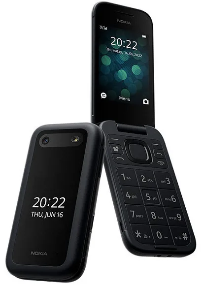20220928094358_nokia_2660_flip_dual_sim_48mb_128mb_kinito_me_koumpia_mayro Nokia 2660 Flip Dual SIM Κινητό με Κουμπιά (Ελληνικό Μενού) Μαύρο - Image 1
