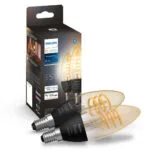 Philips Smart Λάμπες LED 4.6W για Ντουί E14 Ρυθμιζόμενο Λευκό 350lm Dimmable 2τμχ 929003145202
