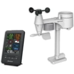 Bresser Beaufort 5-in-1 Weather Centre 7002525 Ασύρματος Μετεωρολογικός Σταθμός Ψηφιακός Επιτραπέζιος Μαύρος
