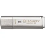 Kingston IronKey Locker+ 50 64GB USB 3.2 Stick Ασημί