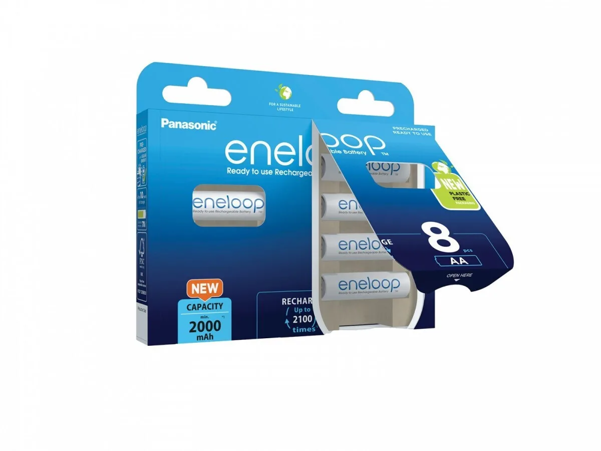 20220929152411_b4a757a4 Panasonic Eneloop Επαναφορτιζόμενες Μπαταρίες AA Ni-MH 2000mAh 8τμχ - Image 1