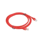 Lanberg U/UTP Cat.6 Καλώδιο Δικτύου Ethernet 2m Κόκκινο 1τμχ PCU6-10CC-0200-R