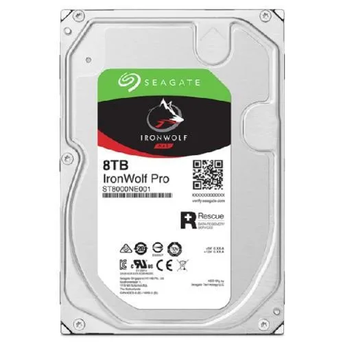 Seagate IronWolf Pro 8TB HDD Σκληρός Δίσκος 3.5" SATA III 7200rpm με 256MB Cache για NAS ST8000NT001 - Image 1