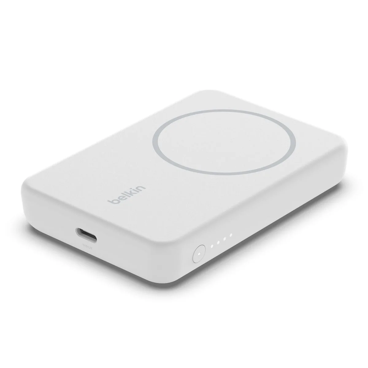 20221003145401_belkin_boostcharge_magsafe_magsafe_power_bank_5000mah_leyko Belkin Boostcharge MagSafe Power Bank 5000mAh Λευκό - Image 1