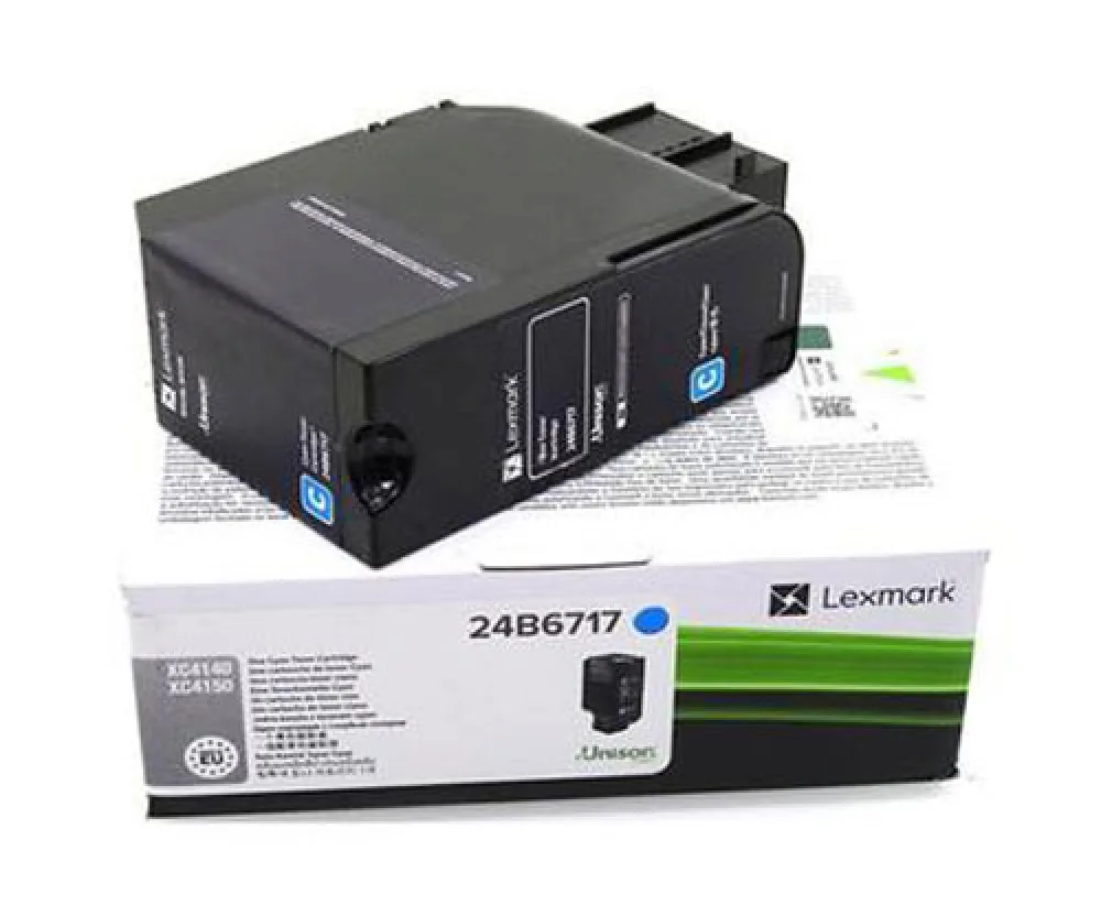 Lexmark 24B6717 Γνήσιο Toner Laser Εκτυπωτή Κυανό 13000 Σελίδων 24B6717 - Image 1