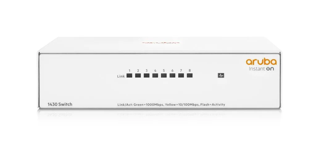 Aruba Instant On 1430 8G Unmanaged L2 Switch με 8 Θύρες Gigabit (1Gbps) Ethernet - Image 1