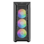 CoolerMaster MasterBox MB520 Mesh Gaming Midi Tower Κουτί Υπολογιστή με Πλαϊνό Παράθυρο και RGB Φωτισμό Μαύρο