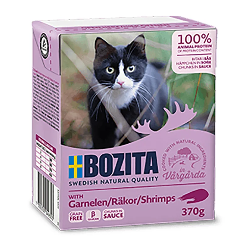 20221010131339_bozita_feline_ygri_trofi_gia_enilikes_gates_se_fakelaki_me_garides_370gr_6tmch Bozita Feline Υγρή Τροφή για Ενήλικες Γάτες σε Φακελάκι με Γαρίδες χωρίς Σιτηρά & Γλουτένη 370gr A35-BOZ.64935 - Image 1