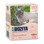 Bozita Feline Υγρή Τροφή για Ενήλικες Γάτες σε Φακελάκι με Σολομό χωρίς Σιτηρά & Γλουτένη 370gr A35-BOZ.64933