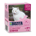Bozita Feline Υγρή Τροφή για Ενήλικες Γάτες σε Φακελάκι με Καβούρι, Κρέας και Σολομό χωρίς Σιτηρά 370gr A35-BOZ.64912
