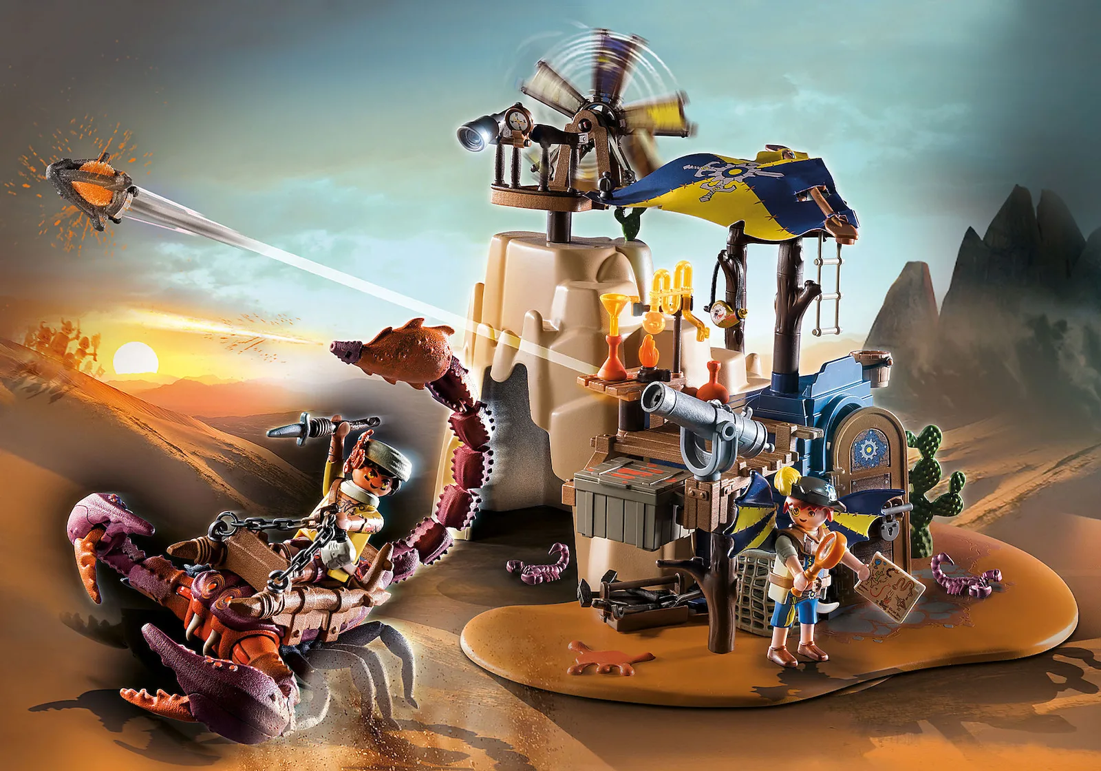 20221010132345_0298d291 Playmobil Novelmore Μυστική Βάση Με Γιγάντιο Σκορπιό για 5-10 ετών 71024 - Image 1
