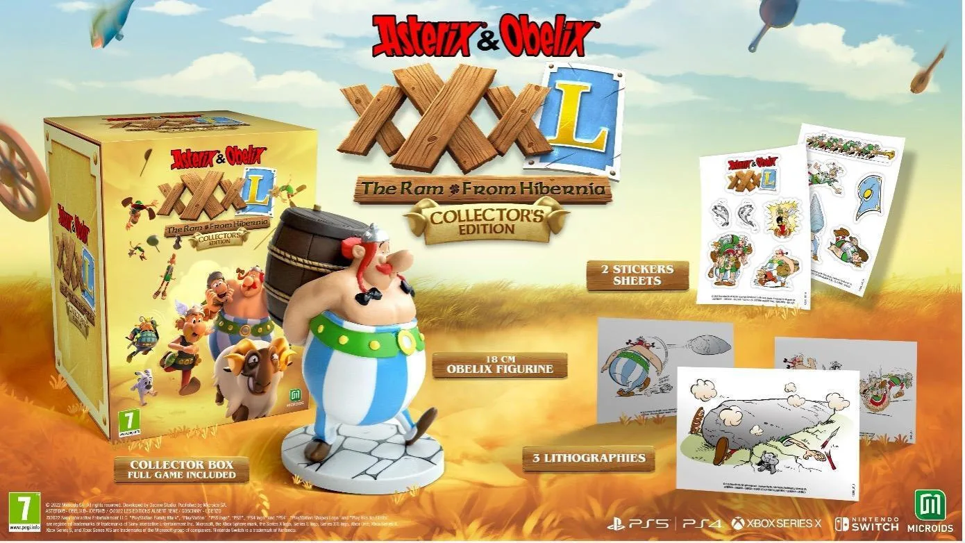 20221013111427_asterix_obelix_xxxl_the_ram_from_hibernia_collector_s_edition_ps4_game Asterix & Obelix XXXL: The Ram From Hibernia Collector's Edition PS4 Game - Image 1