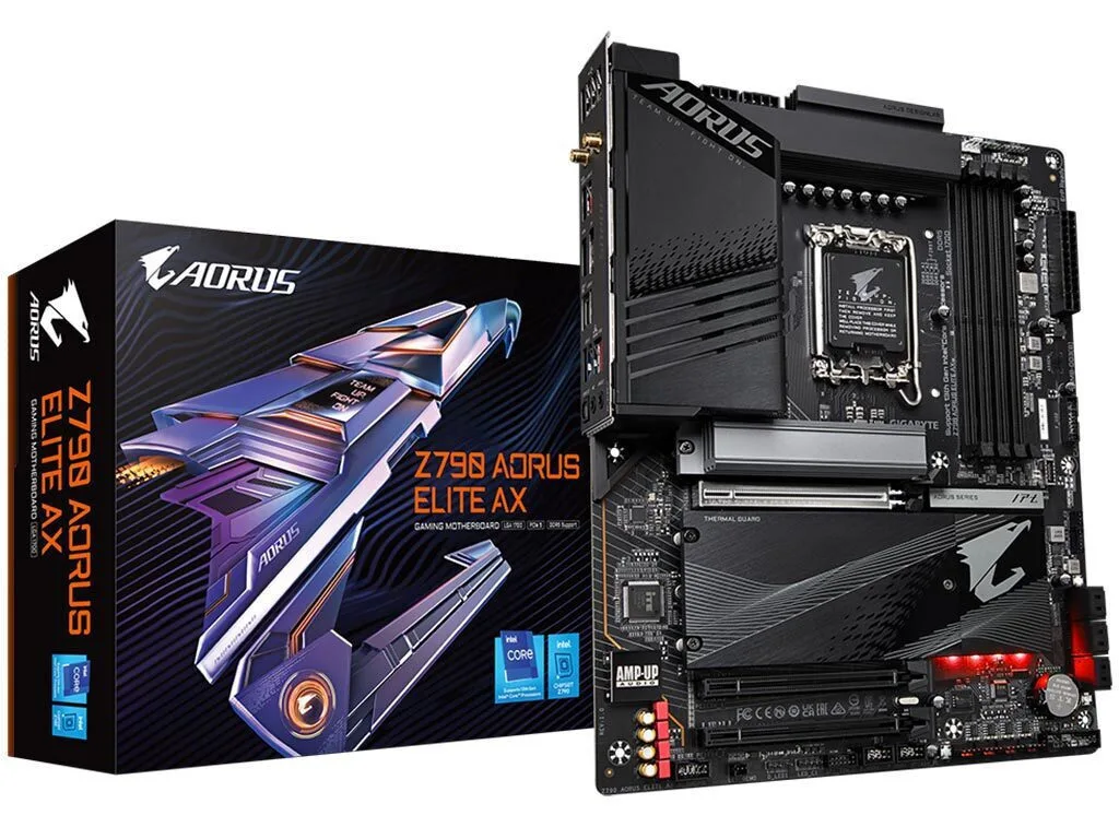 Gigabyte Z790 Aorus Elite AX rev. 1.0 Wi-Fi Motherboard ATX με Intel 1700 Socket - Image 1