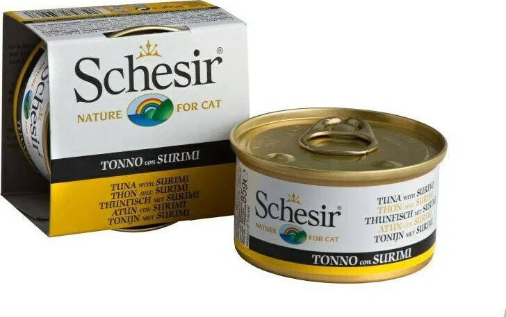 20221013124736_c4d94d48 Schesir Nature for Cat Υγρή Τροφή για Ενήλικες Γάτες σε Κονσέρβα με Τόνο χωρίς Γλουτένη 85gr 55061114 - Image 1