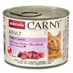Animonda Carny Adult Υγρή Τροφή για Ενήλικες Γάτες σε Κονσέρβα με Αρνί και Γαλοπούλα χωρίς Σιτηρά & Γλουτένη 200gr