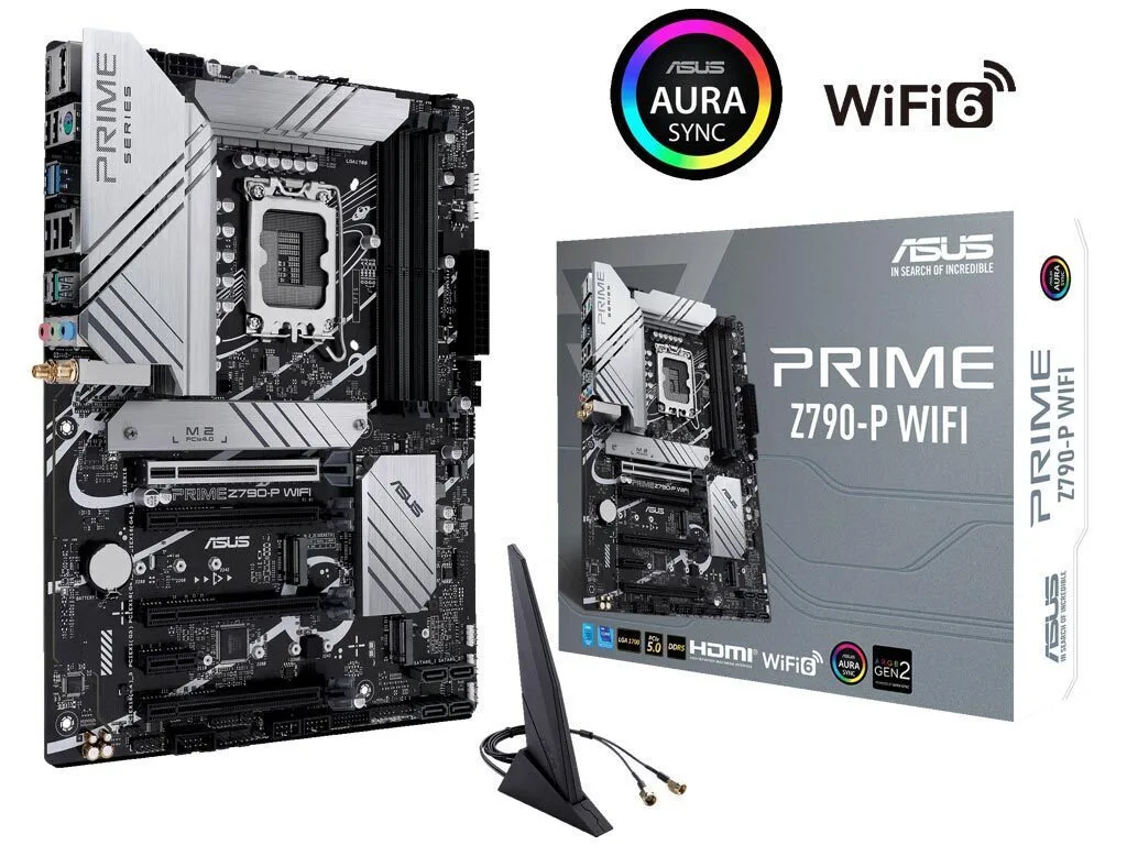 Asus Prime Z790-P WIFI Motherboard ATX με Intel 1700 Socket 90MB1CJ0-M0EAY0 90MB1CJ0-M1EAY0 - Image 1