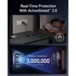 Anker Φορτιστής Χωρίς Καλώδιο GaN με Θύρα USB-A και 2 Θύρες USB-C 65W Power Delivery Μαύρος (A2668311)