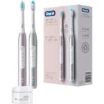 Oral-B Pulsonic Slim Luxe 4900 Twin Pack Ηλεκτρική Οδοντόβουρτσα με Χρονομετρητή Rose Gold / Matte Black Διπλή Συσκευασία