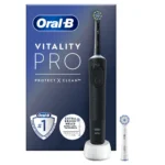 Oral-B Vitality Pro Protect X Clean Ηλεκτρική Οδοντόβουρτσα με Χρονομετρητή Black