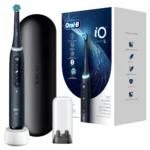 Oral-B iO Series 5 Ηλεκτρική Οδοντόβουρτσα με Αισθητήρα Πίεσης και Θήκη Ταξιδίου Matt Black