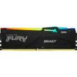 Kingston Fury Beast RGB DDR5 με Module 1x16GB και Ταχύτητα 5600 για Desktop KF556C36BBEA-16