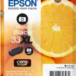 Epson 33XL Γνήσιο Μελάνι Εκτυπωτή InkJet Photo Μαύρο (C13T33614010 C13T33614012)