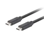 Lanberg USB 3.2 Cable USB-C male - USB-C 100W Μαύρο 1.8m (CA-CMCM-32CU-0018-BK)