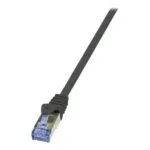 LogiLink S/FTP Cat.6a Καλώδιο Δικτύου Ethernet 1.5m Μαύρο 1τμχ CQ4043S