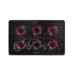 Savio COS-01 Cooling Pad για Laptop με 6 Ανεμιστήρες και Φωτισμό