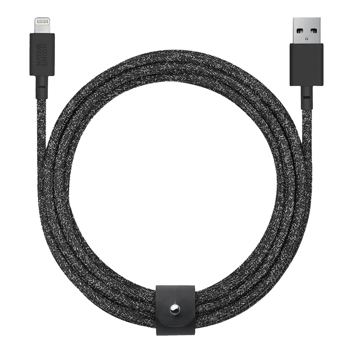 20221017102732_native_union_belt_braided_usb_to_lightning_cable_gri_3m_belt_l_cs_blk_3_np Native Union Belt Braided USB-A to Lightning Cable Γκρι 3m Cosmos (BELT-L-CS-BLK-3-NP) - Image 1